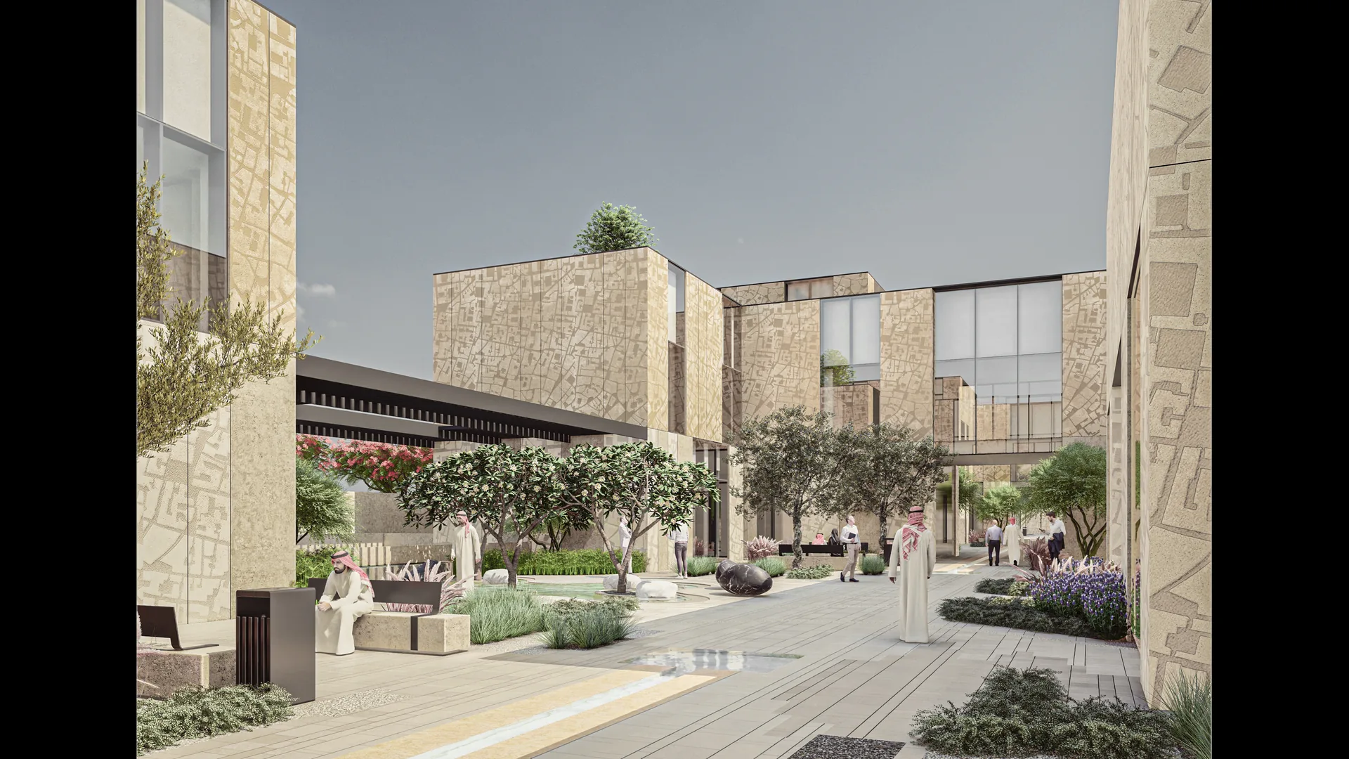 Al Basateen Offices — architectural render 2