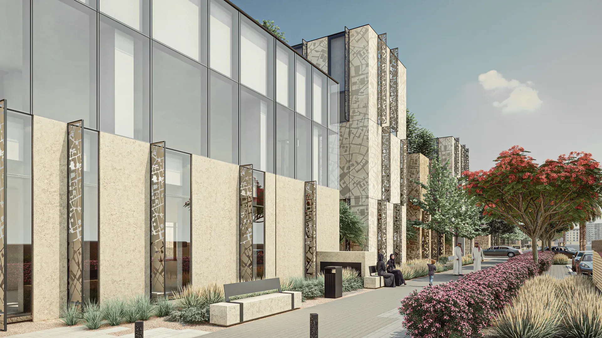 Al Basateen Offices — architectural render 4