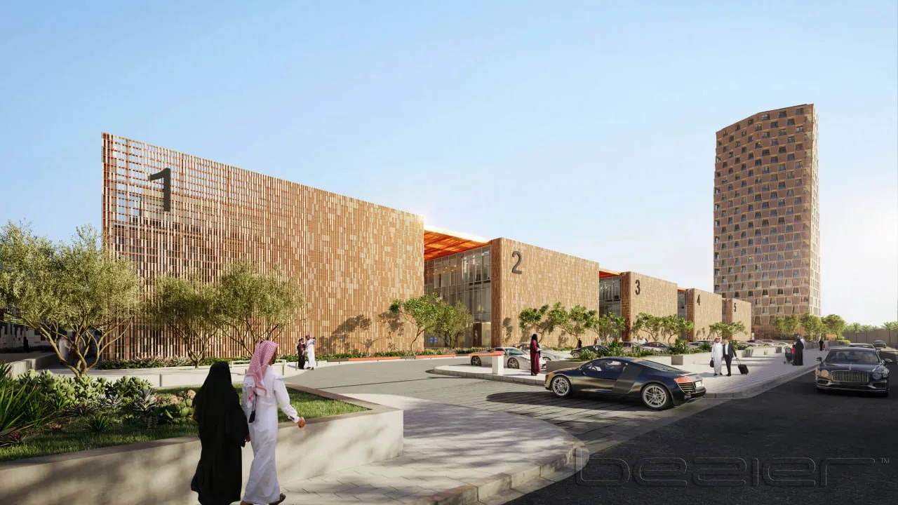 Al Majed Offices — architectural render 2