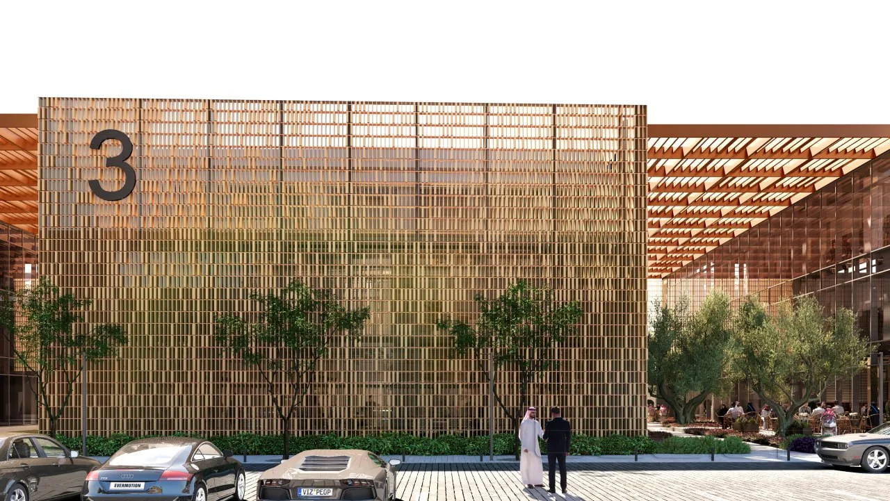 Al Majed Offices — architectural render 3