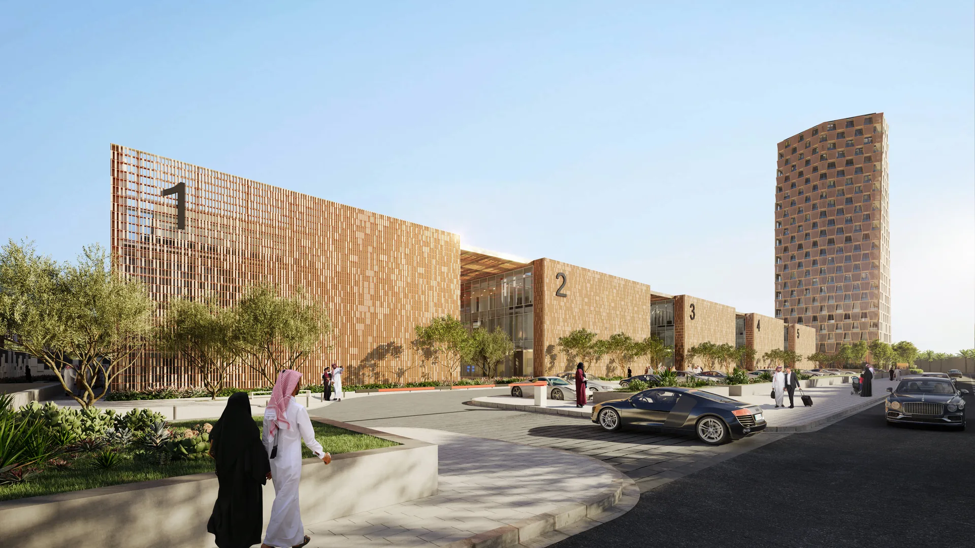 Al Majed Tower — architectural render 7