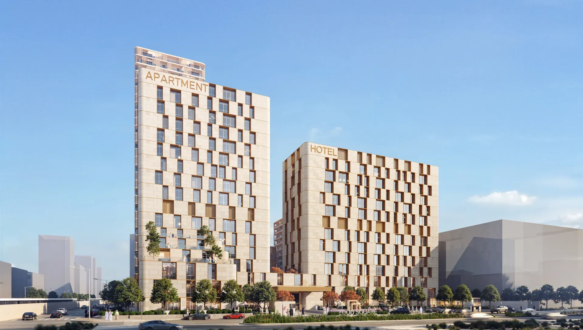 La Vie Yard — architectural render 2