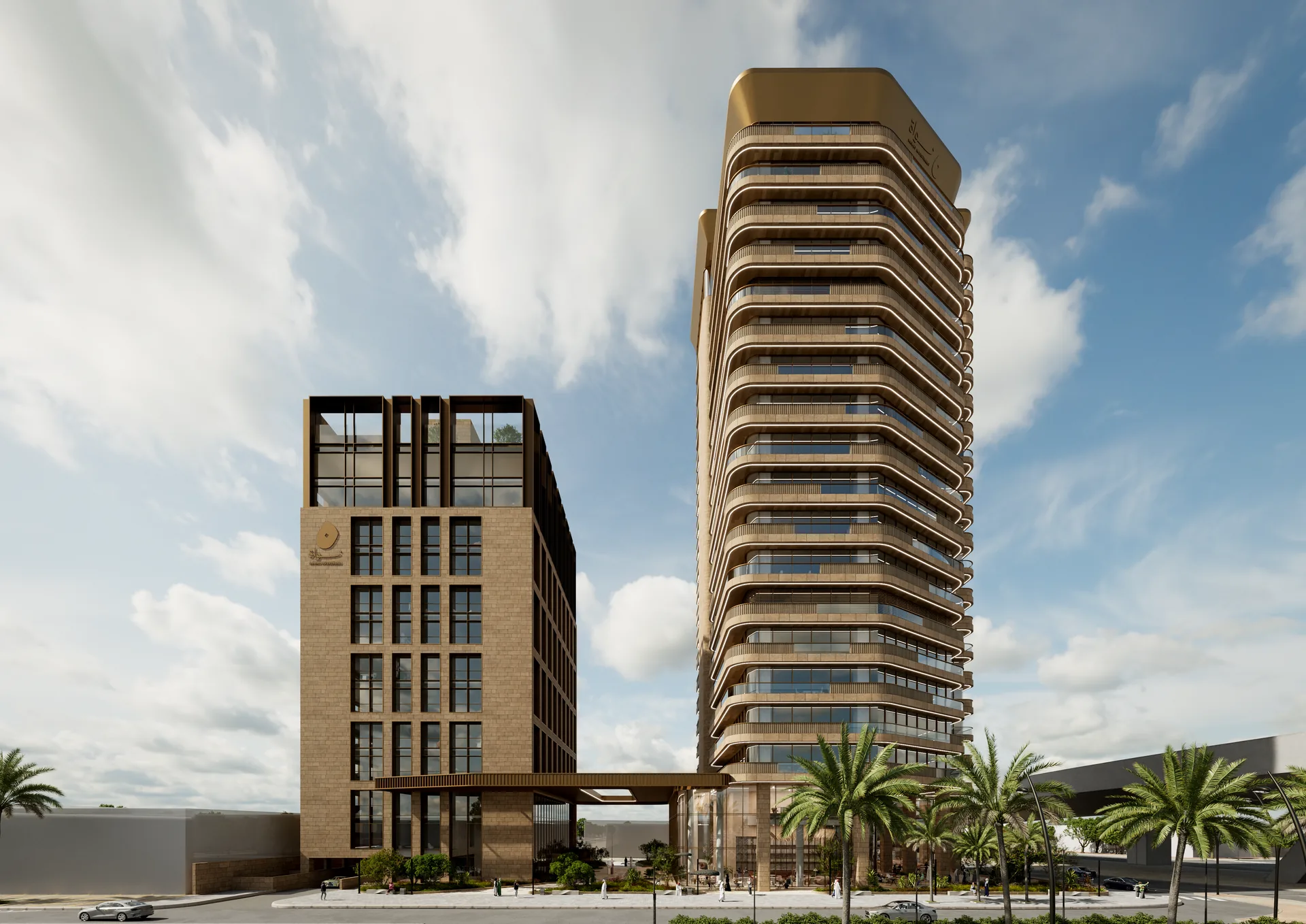 Nawat Tower — architectural render 2