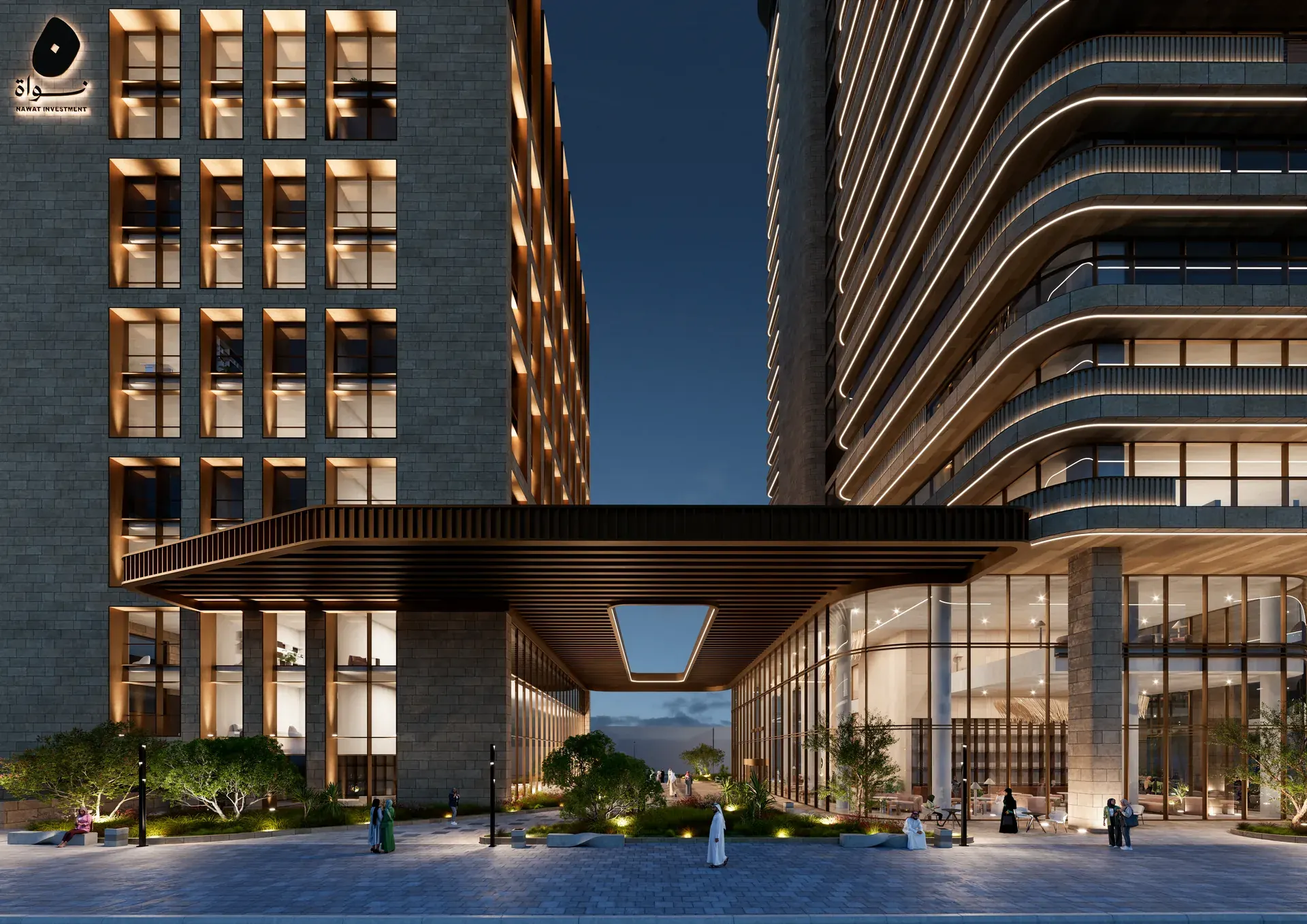 Nawat Tower — architectural render 5
