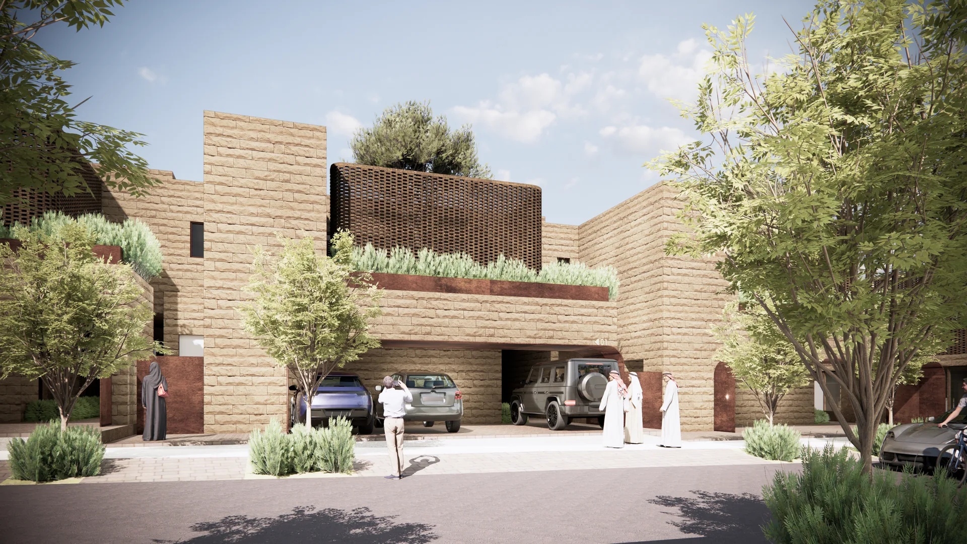 Rugaib Compound — architectural render 9