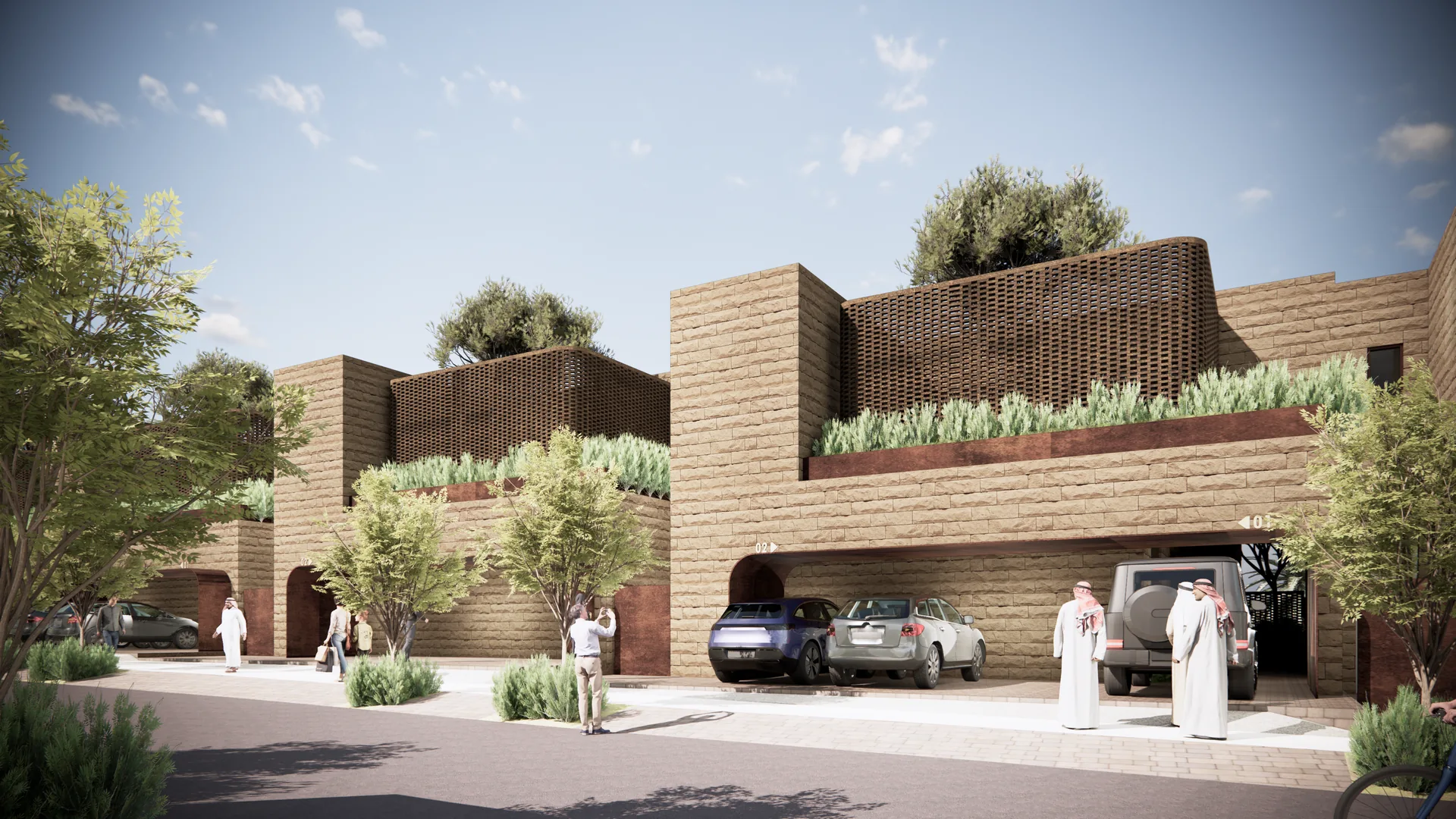 Rugaib Compound — architectural render 4