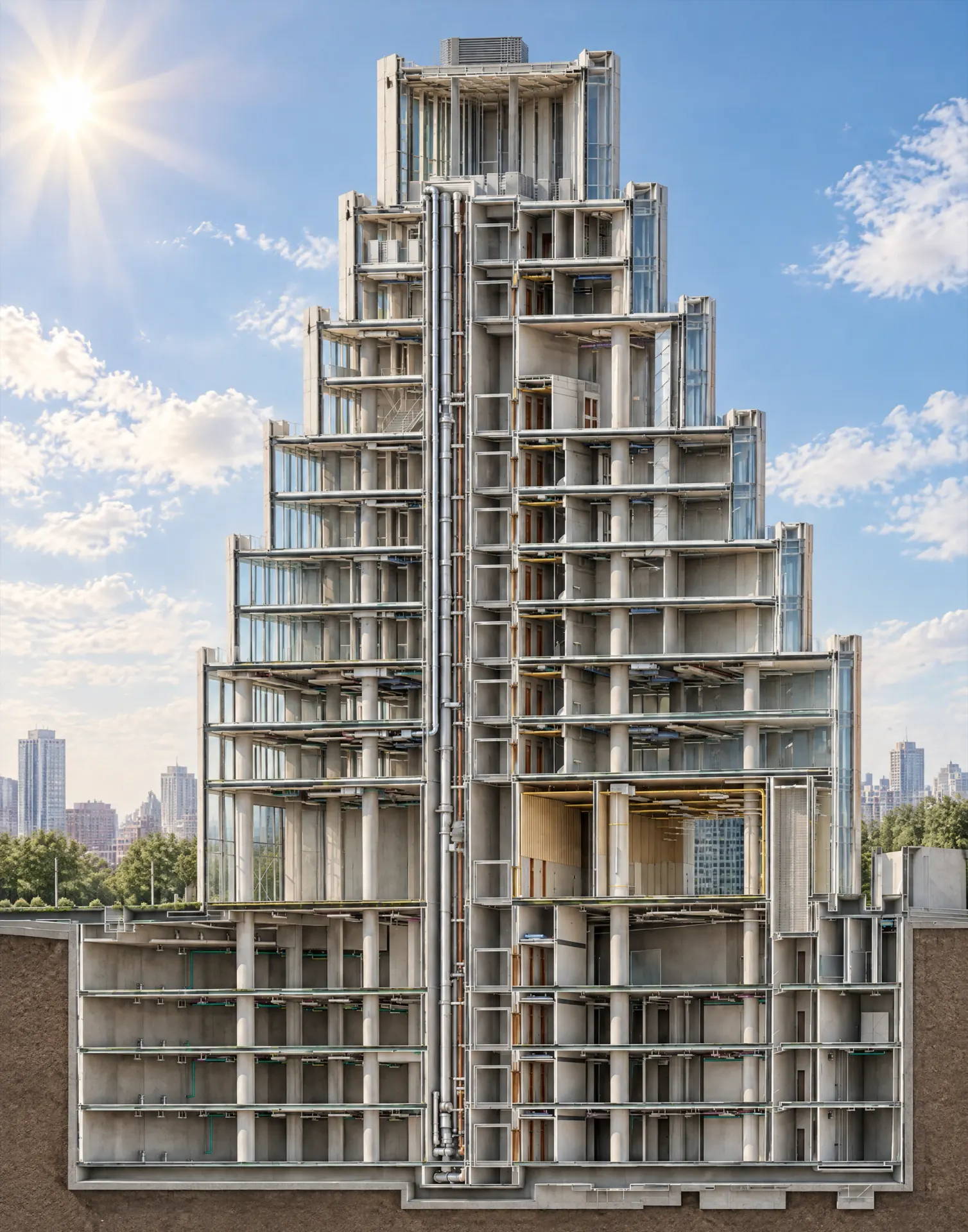 Sameem Najd — Section 1 — architectural render