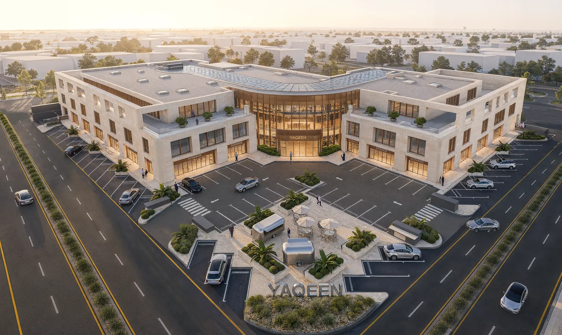 Yaqeen — architectural render 2